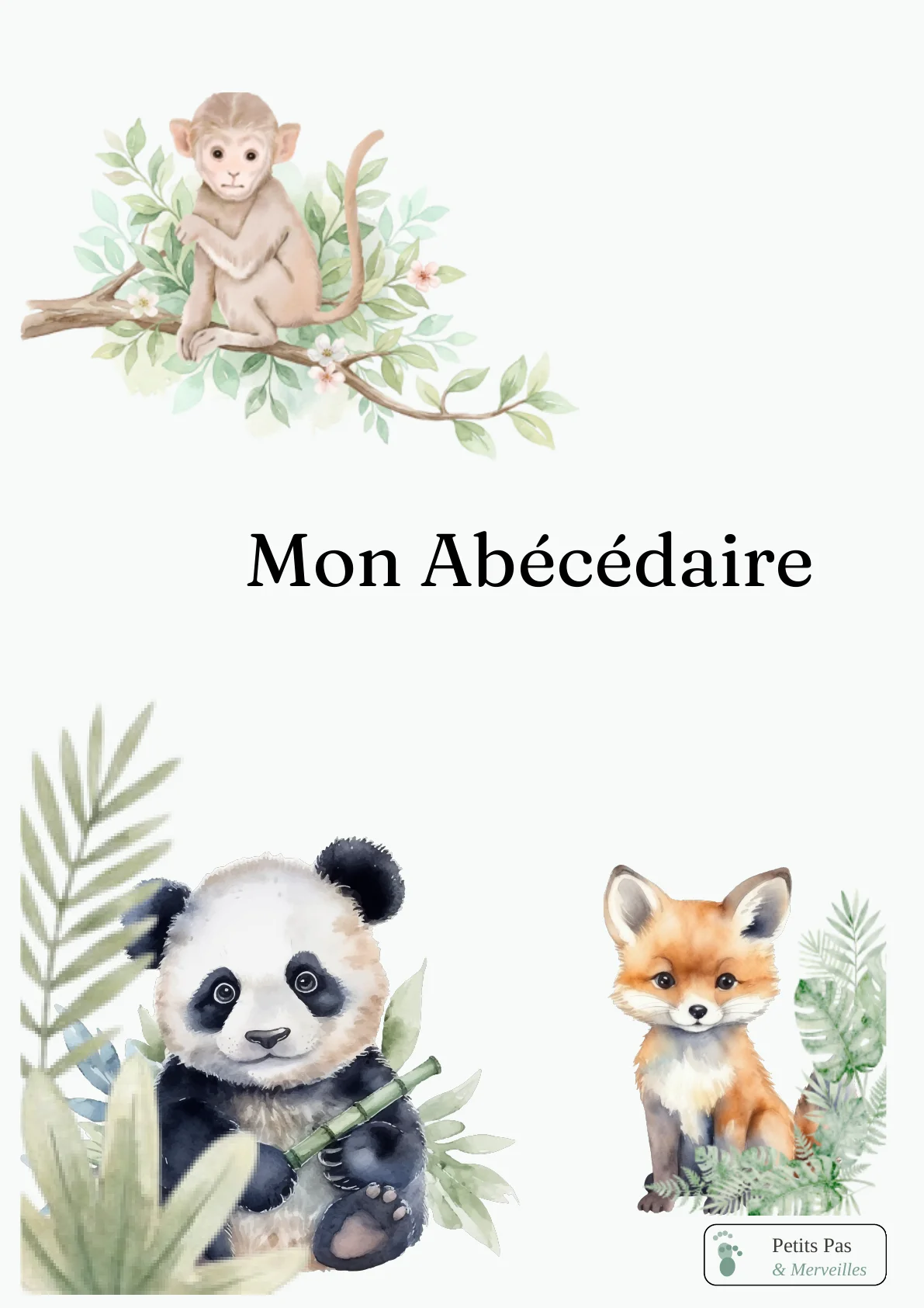Page 1 sur 4 — aperçu de Abécédaire pour découvrir les mots
