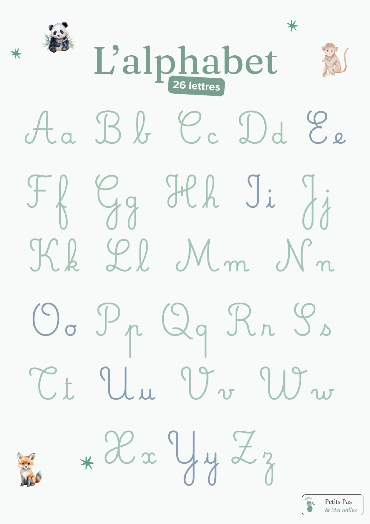 Page 1 sur 1 — aperçu de Pour apprendre son alphabet en s'amusant